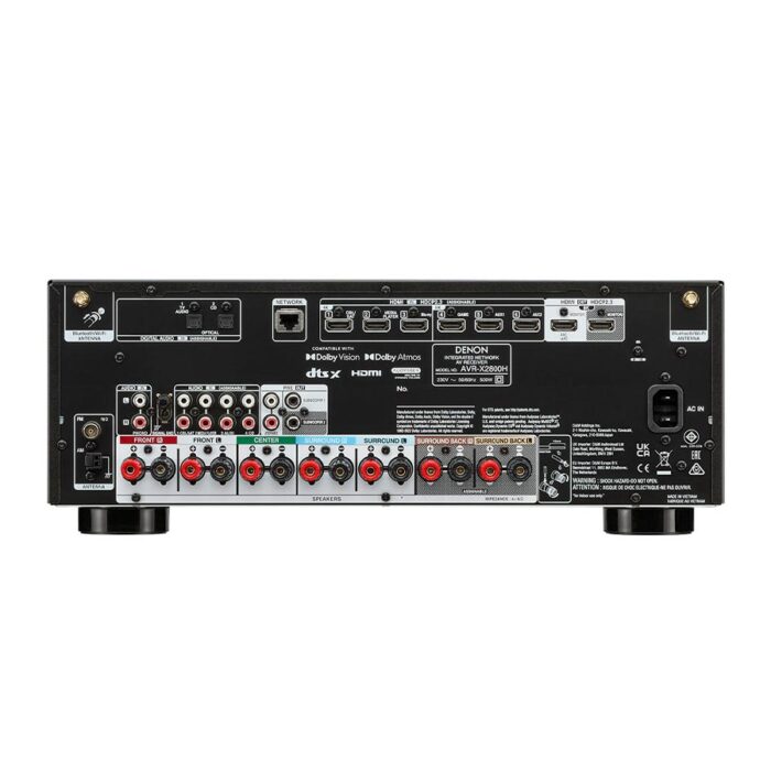 Denon AVR-X2800H 7.2 Channel AV Receiver - Image 3